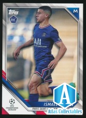 2021-22 Topps UEFA Champions RC PARIS SAINT-GERMAIN #104 ISMAEL GHARBI